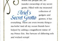 A Deed, given to owners of Ariel's Secret Grotto sculpture from Walt Disney's Enchanted Places line